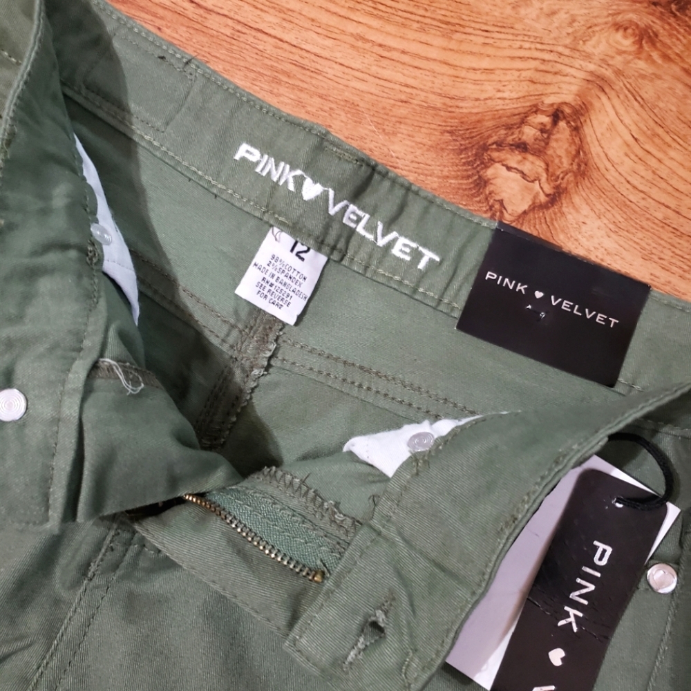 Pink Velvet Khakis - Picture 4 of 5